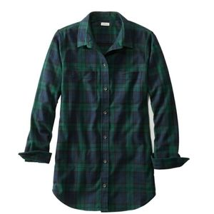 LL Bean Scotch Flannel Shirt